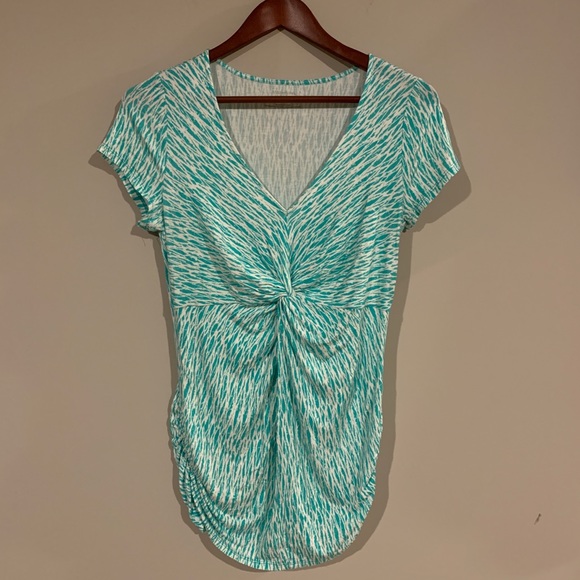 Motherhood Maternity Short Sleeve Shirt - Picture 1 of 4